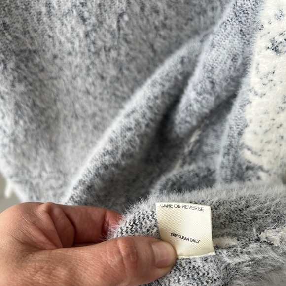 Lovestitch Black and White Snake Patterned Open Cardigan - Picture 5 of 11